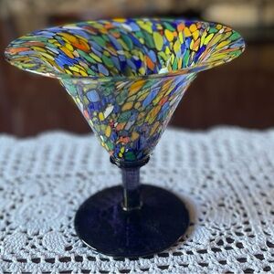 “MURANO” CRYSTAL COLORFUL VASE